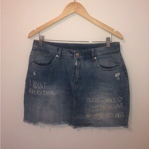 Denim skirt